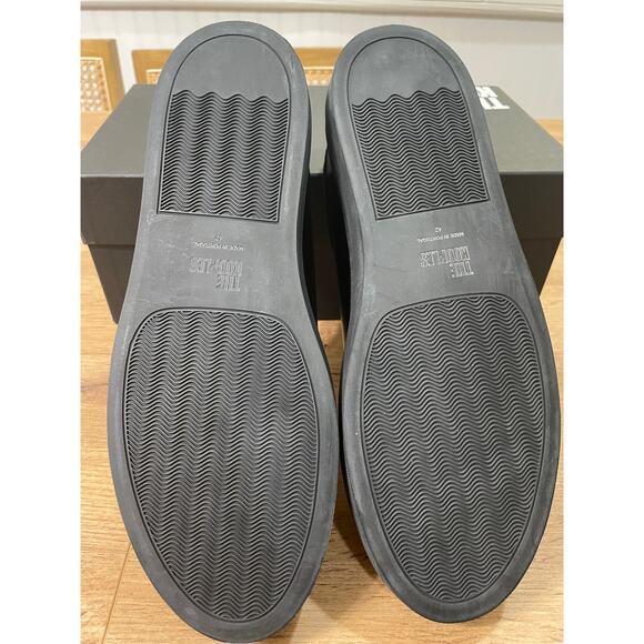 The Kooples Men's Calfskin Leather Sneakers w/ Vinyl Black Size 11 US 42 EU NIB - Picture 10 of 13